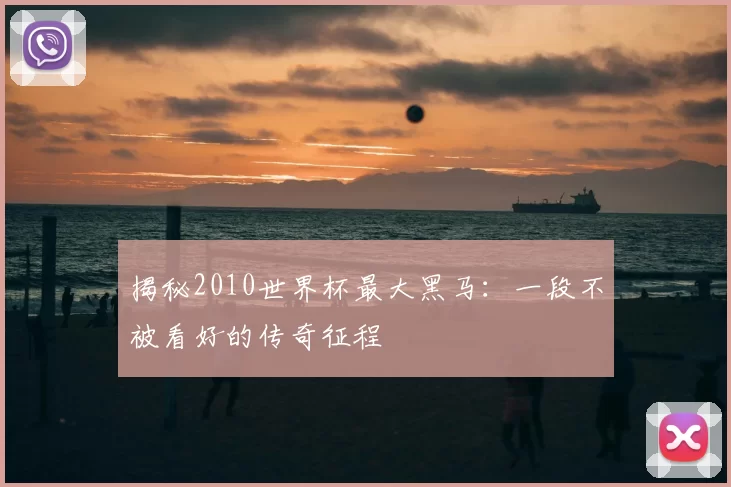 揭秘2010世界杯最大黑马:一段不被看好的传奇征程