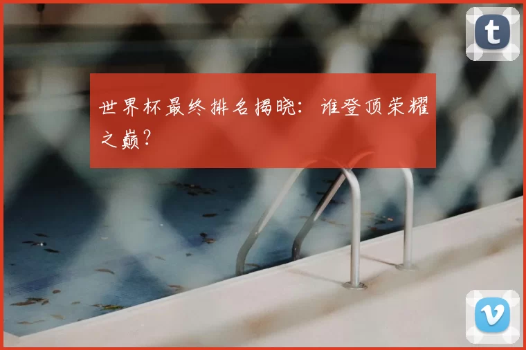 世界杯最终排名揭晓:谁登顶荣耀之巅?